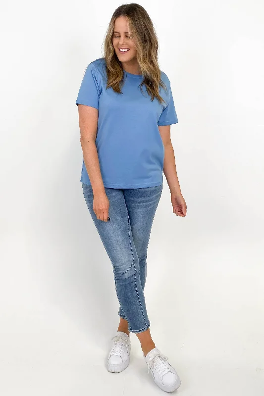 AS Colour Maple Tee Carolina Blue