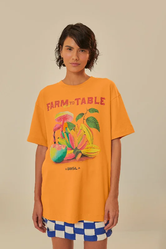 Orange Farm Rio To Table Organic Cotton T-Shirt