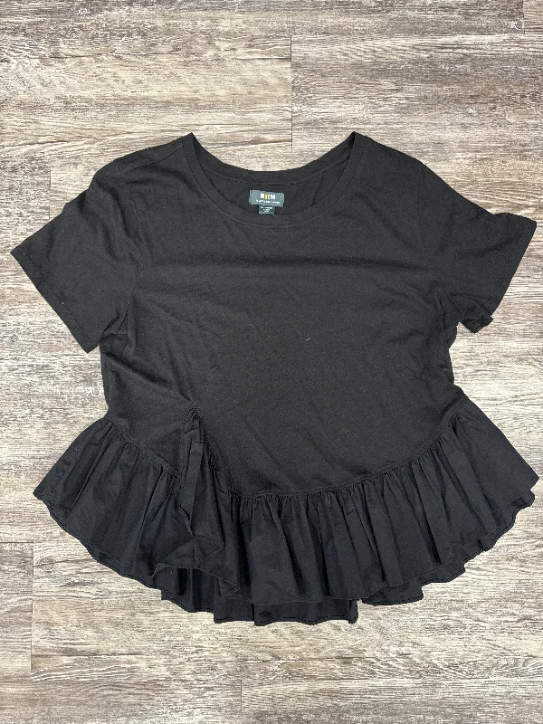 Top Short Sleeve By Maeve In Black, Size: Xl